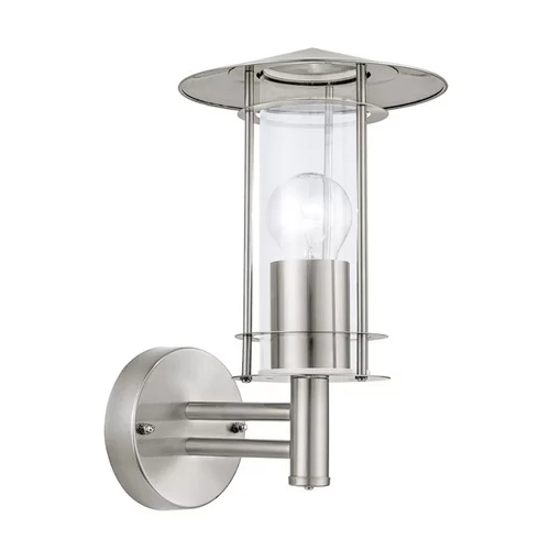 EGLO 30184 Kültéri fali lámpa LISIO E27 1x60W nemesacél EGLO 30184 Kültéri fali lámpa LISIO E27 1x60W nemesacél