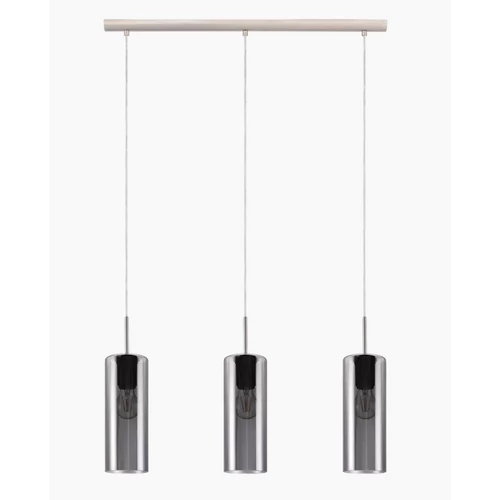 EGLO 98695 SELVINO függeszték acél matt nikkel / mattított üveg fekete-átlátszó E27 3x15W