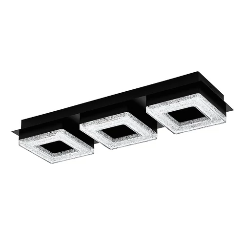 EGLO 99325 FRADELO 1 fali-mennyezeti lámpa acél fekete / műanyag, kristály fekete, átlátszó EGLO 99325 FRADELO 1 fali-mennyezeti lámpa acél fekete / műanyag, kristály fekete, átlátszó