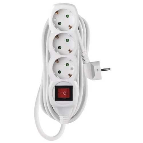 EMOS P1325R Elosztós hosszabbító kapcsolós 3-as 5m