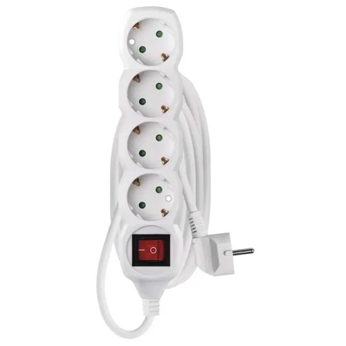 EMOS P1423R elosztós hosszabbító kapcsolós 4-es 3m EMOS P1423R elosztós hosszabbító kapcsolós 4-es 3m