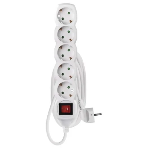 EMOS P1523R Elosztós hosszabbító kapcsolós 5-ös 3m