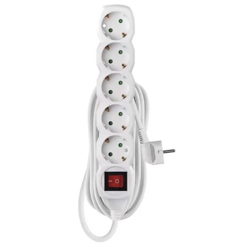 EMOS P1525R Elosztós hosszabbító kapcsolós 5-ös 5m EMOS P1525R Elosztós hosszabbító kapcsolós 5-ös 5m