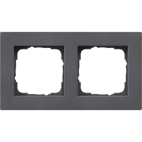 Gira 0212235 2-es fedőkeret lapos szerelési mód E2 antracit