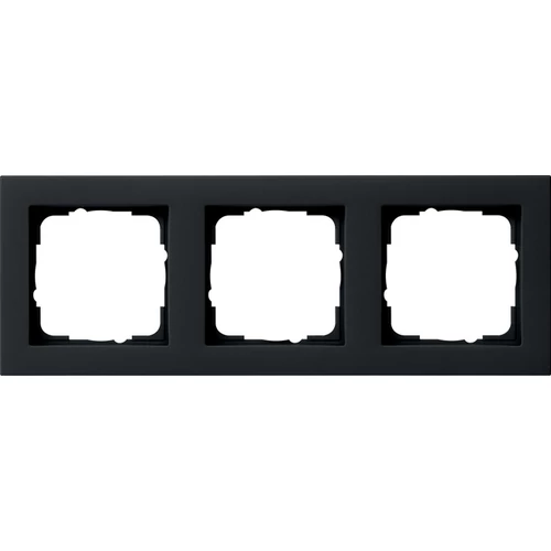 Gira 021309 E2 3-keret fekete vízszintesés függőleges Gira 021309 E2 3-keret fekete vízszintesés függőleges