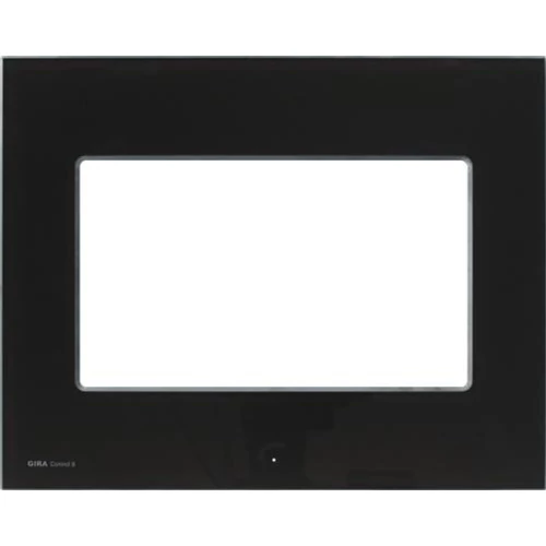 Gira 205705 Control 9 Client 2 fekete üveg design keret