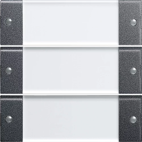 Gira 213328 Nyomólap készlet 3-as System 55 átlátszó/antracit