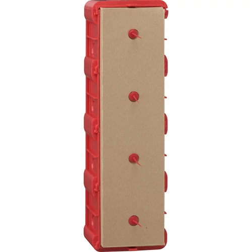 Gira 289400 Beépítődoboz 4-es falba süllyesztett E22 piros