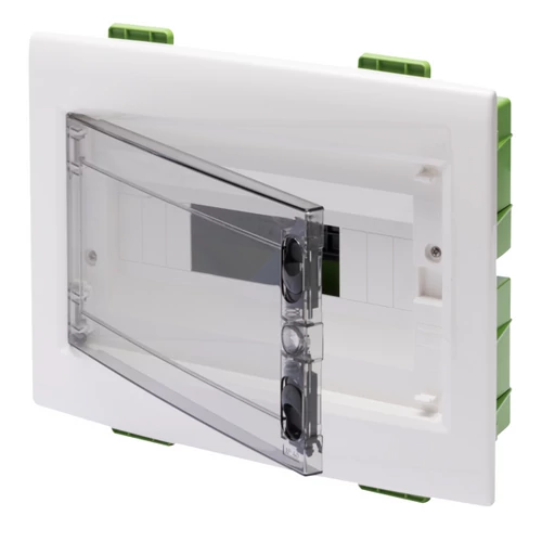 GEWISS GW40605PM Biztosítótábla sülly. 12M IP40  gipszkartonba zöld