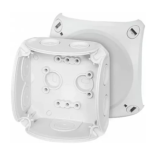 HENSEL DK0200GZ Kötődoboz falonkívüli 93mmx 93mmx 62mm szürke műanyag IP66
