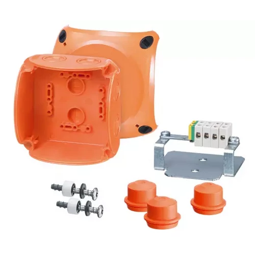 HENSEL FK0402 Tűzálló kötődoboz 104mmx104mmx70mm sorkapoccsal