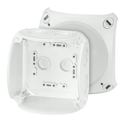 HENSEL KF0400G Kötődoboz időjárásálló falonkívüli 104mmx 104mmx 70mm szürke műanyag IP67