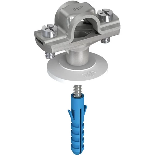 J.P 110175 Rúdtartó Rd16-20 8mm-es dübellel acél-horg.