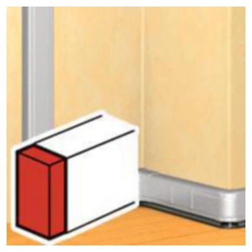 LEGRAND 011115 DLP Alu végzáró 50x105mm csatornához