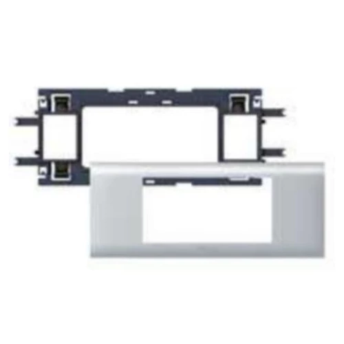 LEGRAND 011204 DLP Alu keret Program Mosaic 4 modulos, 65 mm fedélhez