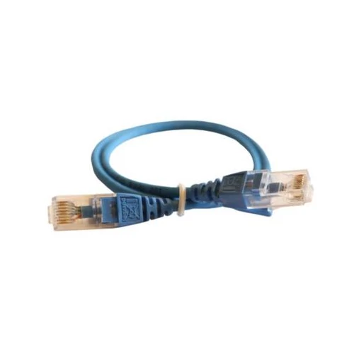 LEGRAND 051545 Patch kábel RJ45-RJ45 Cat6 árnyékolatlan (U/UTP) LSZH (LSOH) 0,5 méter kék d: 5,2mm AWG24