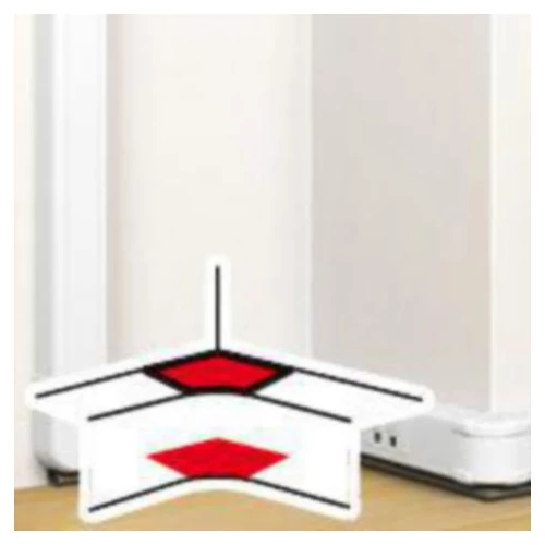 LEGRAND 075621 DLP Belső könyök elem bepattinthatókábelcsatornához80 -120°, 80x50 mm fehér