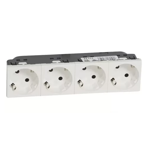 LEGRAND 077254 Mosaic 4x2P+F sínezett dugalj