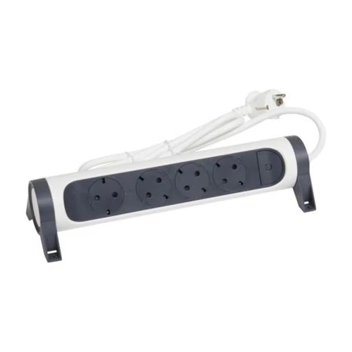 LEGRAND 694529 Asztali elosztósor 3680W gyerekvédős fehér/fekete forgatható 1.5mm2 1.5m 16A IP20 Premium LEGRAND 694529 Asztali elosztósor 3680W gyerekvédős fehér/fekete forgatható 1.5mm2 1.5m 16A IP20 Premium