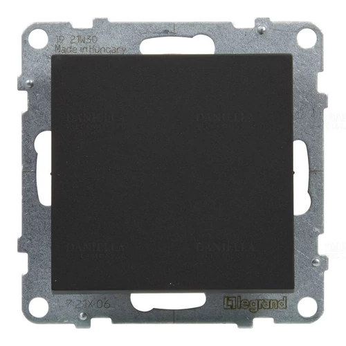 LEGRAND 721406 Suno váltókapcsoló 10AX, fekete LEGRAND 721406 Suno váltókapcsoló 10AX, fekete