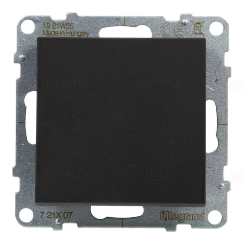 LEGRAND 721407 Suno keresztkapcsoló 10AX, fekete LEGRAND 721407 Suno keresztkapcsoló 10AX, fekete