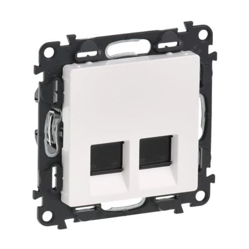 LEGRAND 753147 Valena Life 2xRJ45 Cat6 STP számítógép csatlakozó aljzat fehér