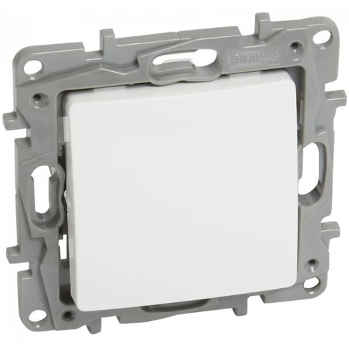 LEGRAND 764507 Niloé Egy pólusú nyomó körömmel fehér LEGRAND 764507 Niloé Egy pólusú nyomó körömmel fehér