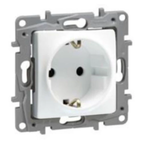 LEGRAND 764529 Niloé 162 2P+F dugalj gyv. csavaros bekötéssel fehér LEGRAND 764529 Niloé 162 2P+F dugalj gyv. csavaros bekötéssel fehér