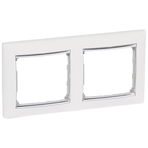LEGRAND 770492 Valena 2-keret fehér/ezüst