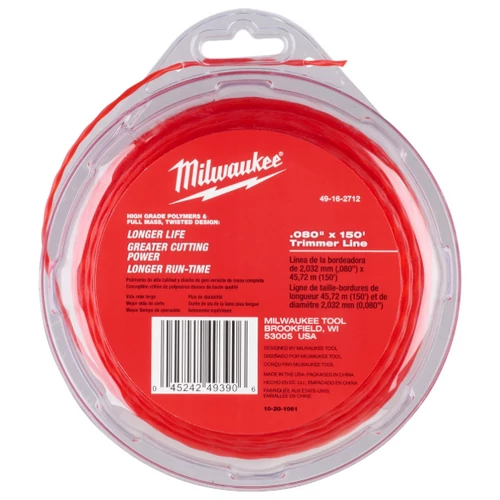 MILWAUKEE 49162712 Fűnyíró damil 2,0x45m MILWAUKEE 49162712 Fűnyíró damil 2,0x45m