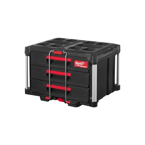 MILWAUKEE 4932472130 Tároló láda 3 fiókos PACKOUT™
