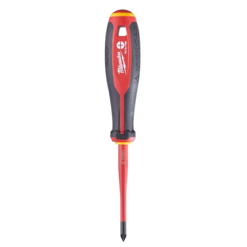 MILWAUKEE 4932478735 VDE Csavarhúzó 3 oldalú markolattal  PZ/ SL1 x80 MILWAUKEE 4932478735 VDE Csavarhúzó 3 oldalú markolattal  PZ/ SL1 x80