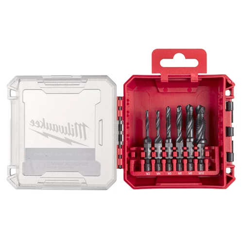 MILWAUKEE 4932498267 1/4 Kombinált Menetfúró Készlet  1db