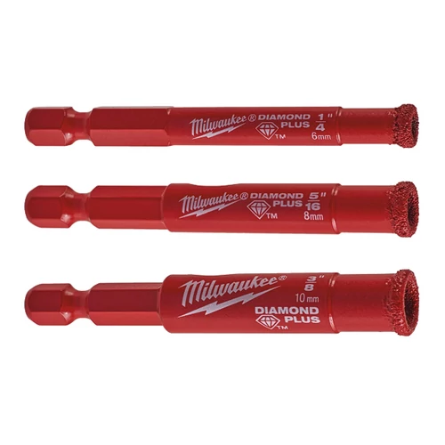 MILWAUKEE 4932498368 Diamond Max™  Száraz gyémántfúró készlet 3 rsz. MILWAUKEE 4932498368 Diamond Max™  Száraz gyémántfúró készlet 3 rsz.