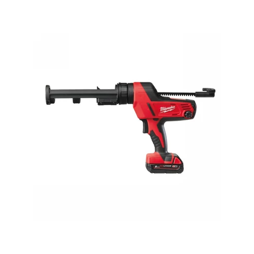 MILWAUKEE 4933441310 Akkus kittkinyomó- és ragasztópisztoly 310 ml C18 PCG/310C-201B (1 x 2,0 Ah akku + tölt.)