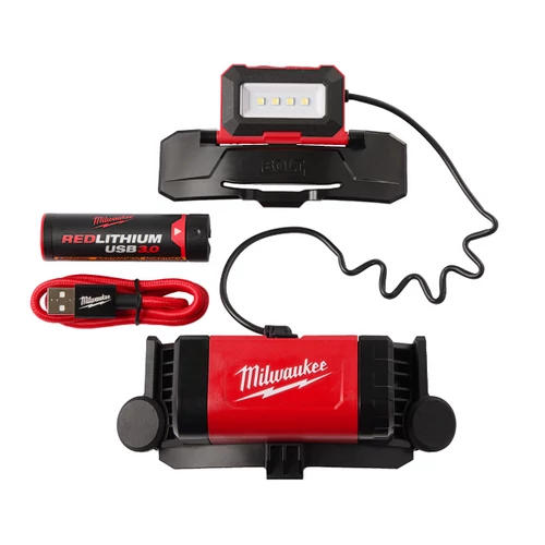 MILWAUKEE 4933479902 Akkus fejlámpa BOLT sisakhoz L4 BOLTHL-301  MILWAUKEE 4933479902 Akkus fejlámpa BOLT sisakhoz L4 BOLTHL-301