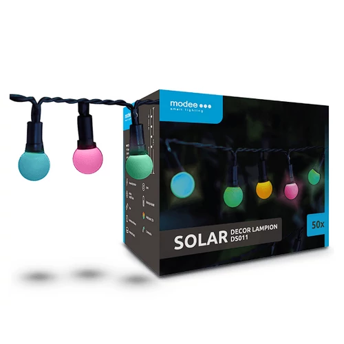 MODEE LIGHTING DS011 LED Szolár Napelemes Dekor Lampion 50db 7,9m