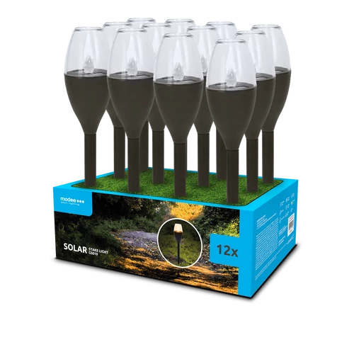 MODEE LIGHTING ML-GS010 LED Szolár Napelemes Leszúrható Lámpa GS010 (43cm)