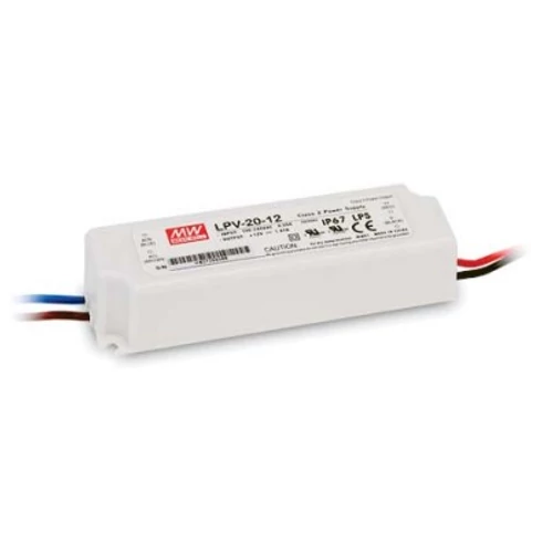 MEAN WELL LPV-20-12LED tápegység 20W/12V/0-1,67A