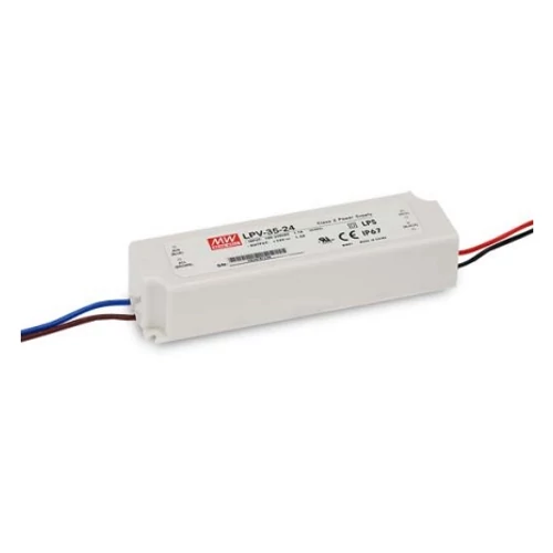 MEAN WELL LPV-35-12 LED tápegység 35W/12V/0-3A MEAN WELL LPV-35-12 LED tápegység 35W/12V/0-3A