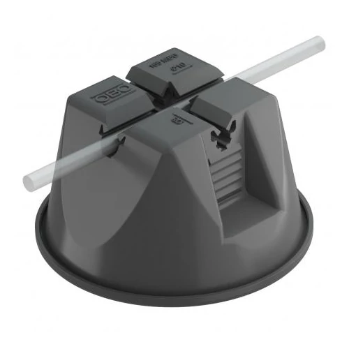 OBO 5218700 Tetővezető-tartó bepattintós bilincs lapostetőre-hoz műanyag 165 MBG-8-10