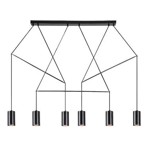 RÁBALUX 72018 Aslaug hatos függeszték GU10 6xmax50W