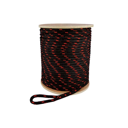 RUNPOTEC 206190 Poliészter behúzó kötél dobon 10 mm 120 m 1640 kg