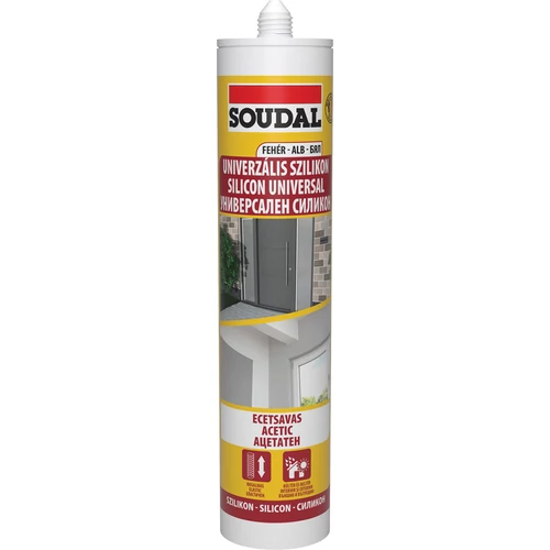 SOUDAL 338402 Szilikon univerzális fehér 280 ml