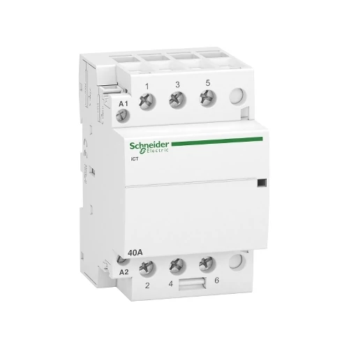 SCHNEIDER A9C20843 Kontaktor (mod) 3záró 40A 230V AC iCT