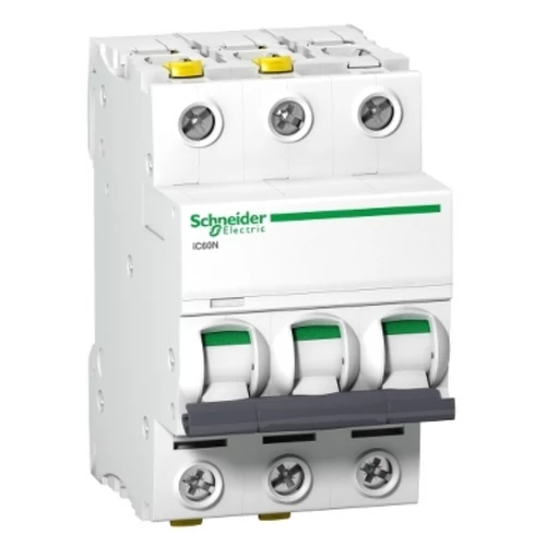 SCHNEIDER A9F04332 A9 iC60N 3P 32A C 6kA Kismegszakító