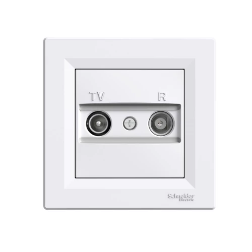 SCHNEIDER EPH3300221 Asfora TV/R aljzat, átmenő, 4 dB, fehér
