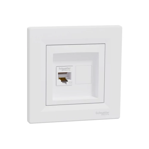SCHNEIDER EPH4300121 Asfora UTP aljzat, fehér 1xRJ45 Cat5e