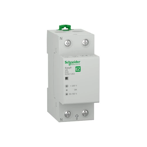 SCHNEIDER EZ9C1263 EASY9 PRO Feszültségfigyelő relé, 1P-N, 63A