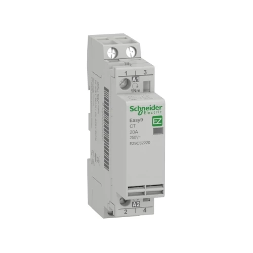 SCHNEIDER EZ9C32220 EASY9 PRO Kontaktor, 2P, 2NO, 20A